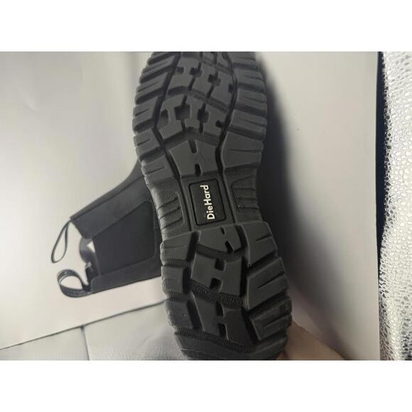 DieHard Black Slip-On Work Boots Men's Size 8 - Picture 9 of 12